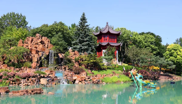 Montreal Canada 2022 Chinese Garden Montreal Botanical Garden Considered One — Stock Photo, Image
