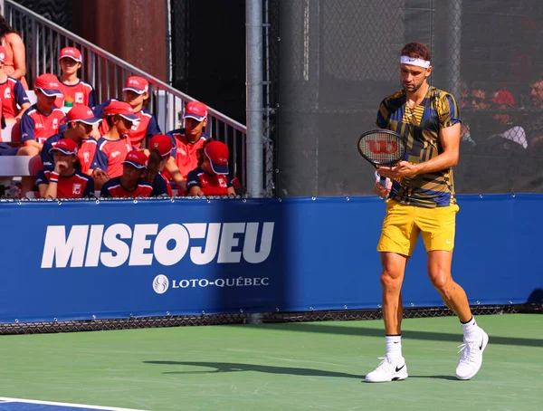 Joueur Tennis Professionnel Jouer Sur Terrain — Photo