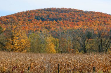 Kuzey Amerika doğudaki Bromont Quebec eyaletleri Kanada 'ya düştü