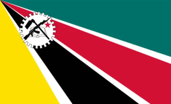 Flag Mozambique 1975 1983 — Stock Photo, Image