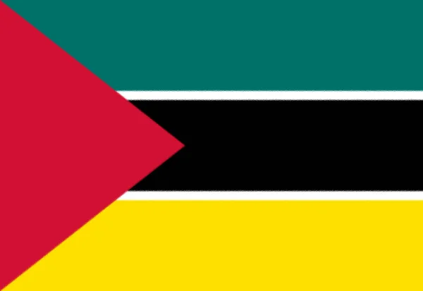 Moçambiques Flagga September 1974 December 1975 — Stockfoto