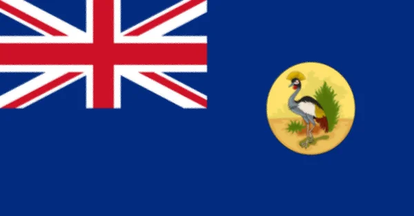 Flag Uganda Protectorate 1914 1962 — Stock Photo, Image