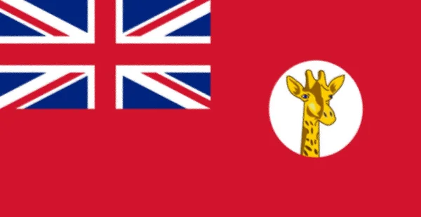 Die Flagge Von Tanganjika 1919 1961 — Stockfoto