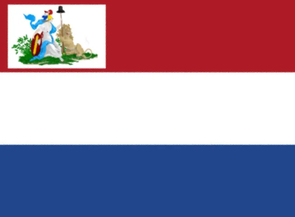 Vlag Van Bataafse Republiek — Stockfoto