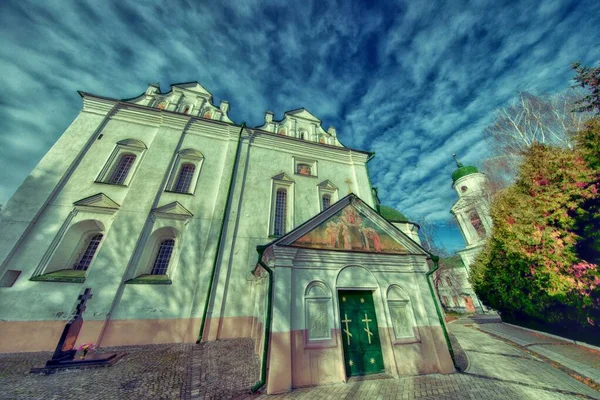 Beautiful Old Church Kyiv Ukraine — стоковое фото