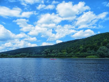rafting on the Dniester river
