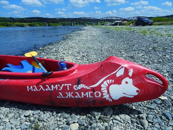 Rafting Dniester River — Stock fotografie