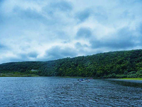 rafting on the Dniester river