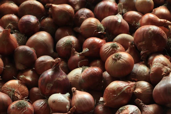 Bruine Achtergrond Een Markt — Stockfoto