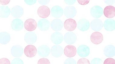 Watercolor circle pattern background