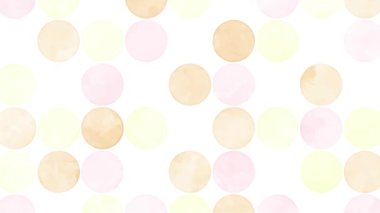 Watercolor circle pattern background