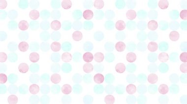 Watercolor circle pattern background