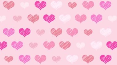 Simple heart illustration background