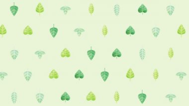 Simple leaves illustration background