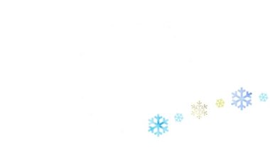 Snowflake animation for title background