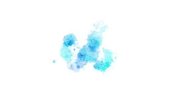 Background Watercolor Splashes — Stockvideo