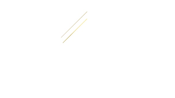 Watercolor Dot Frame Pink Dot Gold Line — ストック動画