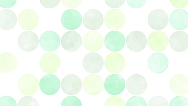 Watercolor Circle Pattern Background — Stock videók
