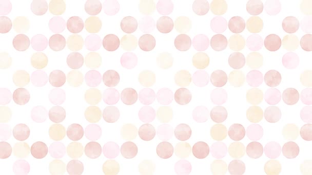 Watercolor Circle Pattern Background — Video