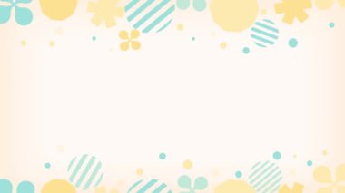 Abstract frame (blue and yellow)