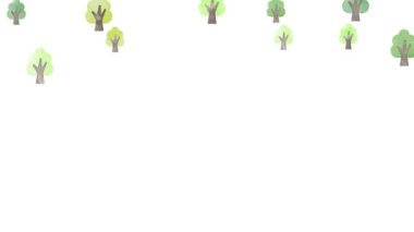 Watercolor forest background; blank space for texts