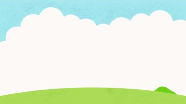 Hand drawn watercolor background; straight road to the mountain
