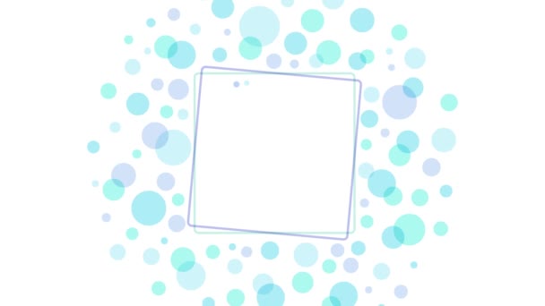 Title Frame Surrounded Dots Color Set — Videoclip de stoc