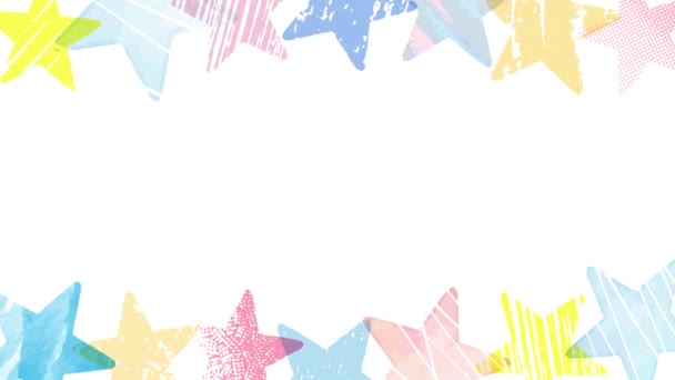 Abstract Background Pink Blue Clover — Vídeo de Stock
