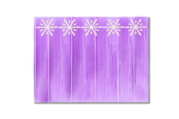 Zima Drewniana Magenta Liliowy Charakter Tła Płatków Śniegu Góry Tekstura — Zdjęcie stockowe