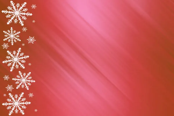 Winter Rosa Rosarot Gesättigten Hellen Gradienten Hintergrund Mit Zufälligen Schneeflocken — Stockfoto