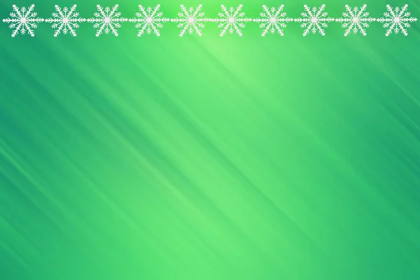 Winter Green Mint Lime Yellow Saturated Bright Gradient Background Snowflakes — Stockfoto