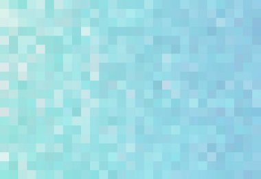 Abstract blue turquoise background with squares, mosaic, geometric pattern. Can be used for websites, brochures, posters, presentations, printing and design.