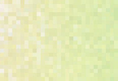 Abstract green yellow light background with squares, mosaic, geometric pattern. Can be used for websites, brochures, posters, presentations, printing and design.