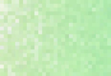 Abstract green mint light background with squares, mosaic, geometric pattern. Can be used for websites, brochures, posters, presentations, printing and design.