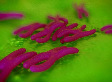 Telomerlerle soyut kapatma arkaplanı 