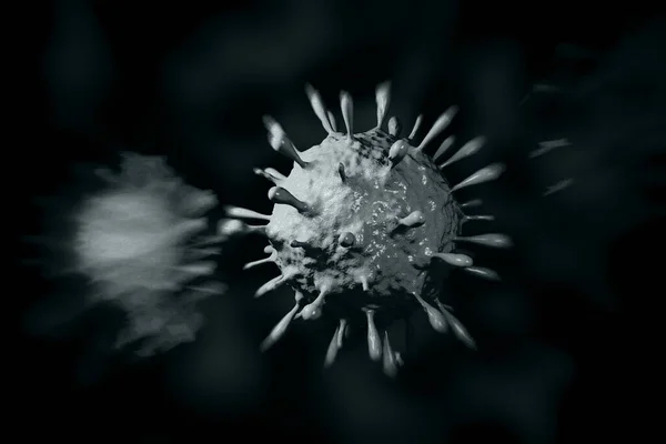 Иллюстрация Гриппа Свиней Заднем Плане H1N1 — стоковое фото