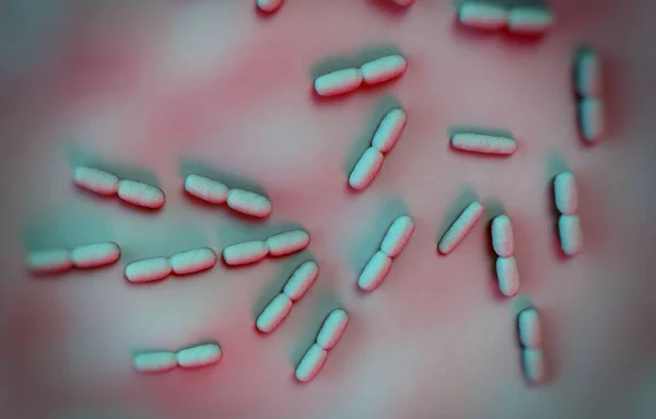 Listeria Bakterileri, yakın plan sanat çalışmaları