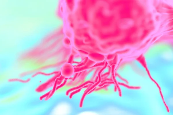 Ilustración Células Cancerosas Tumores Grandes Detalles — Foto de Stock