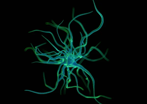 Neuron Nerve Cells Which Form Part Nervous System Which Process — Stock Photo, Image