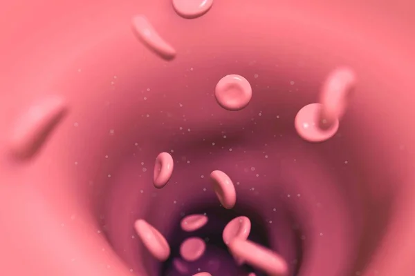 Illustratie Van Rode Bloedcellen Hoog Detail — Stockfoto