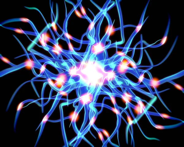 Concept Neurons Nervous System — Stock Photo, Image