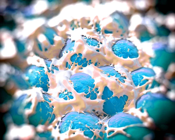 closeup of fat cells