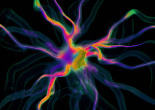 Cellule Nervose Neuronali Che Fanno Parte Del Sistema Nervoso Che — Foto Stock