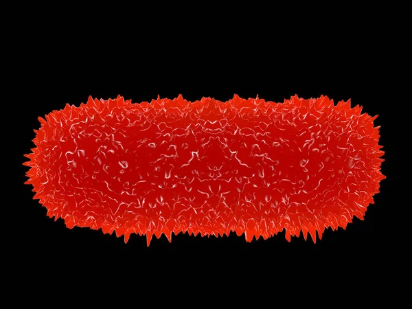 Ilustração Das Células Bacterianas Visão Close — Fotografia de Stock