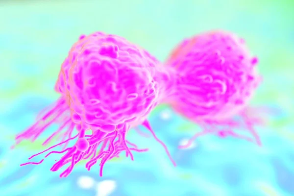 Ilustración Células Cancerosas Tumores Grandes Detalles — Foto de Stock
