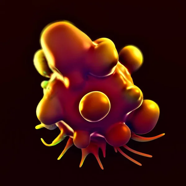 Иллюстрация Раковых Клеток Кишечника — стоковое фото