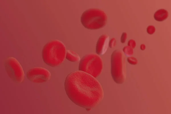 Ilustración Glóbulos Rojos Con Gran Detalle — Foto de Stock
