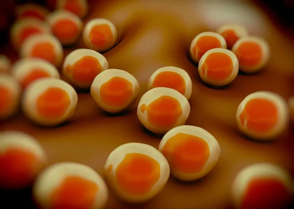 Superbug Bacteria Staphylococcus Aureus Mrsa — Foto de Stock