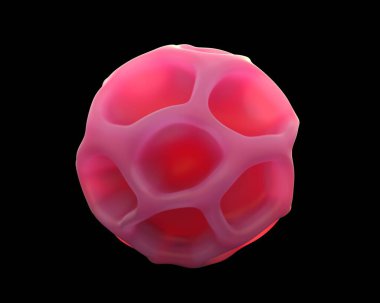 Brokomozomların 3d illüstrasyonu