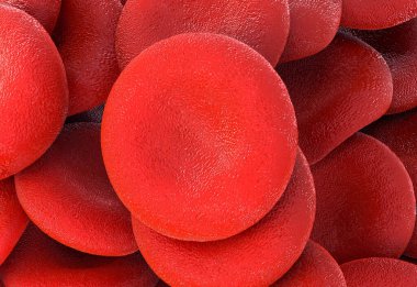 Kırmızı kan hücrelerine yakın çekim